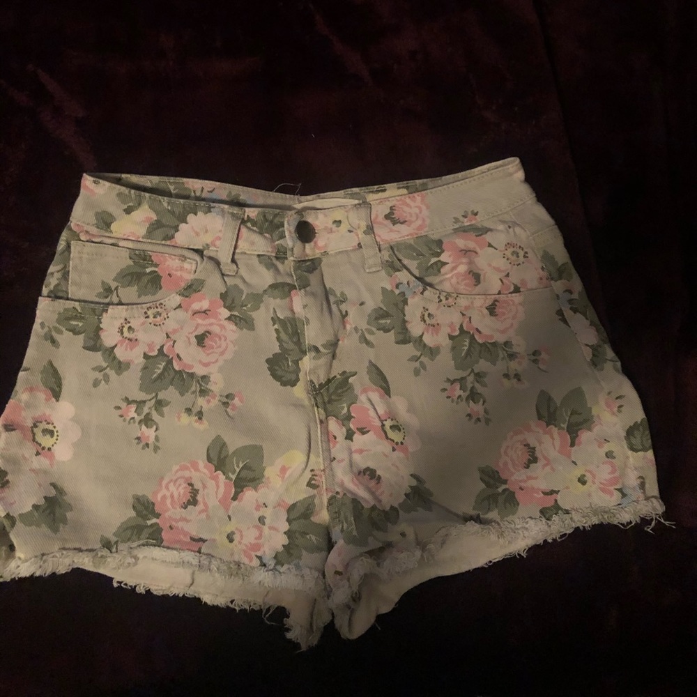 Denim shorts